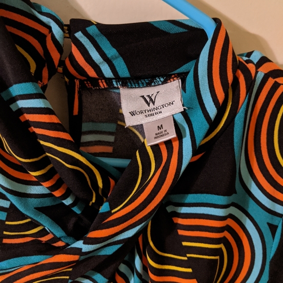 Worthington size Medium stretch top - Picture 2 of 8